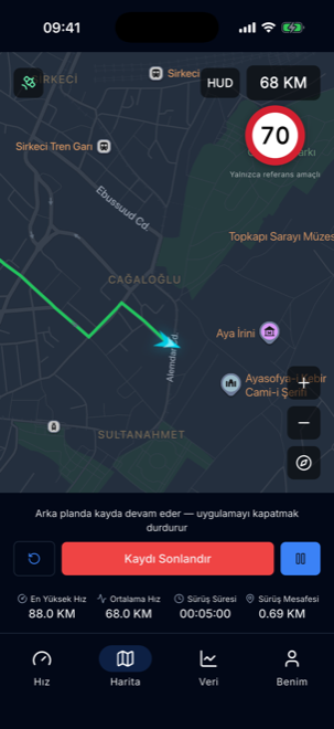 Haritada rota takibi